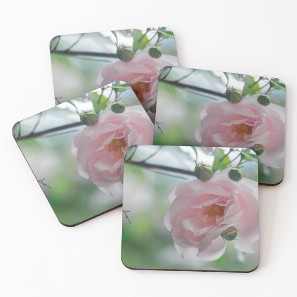 Item preview, Pink roses on nature background designed and sold by olena2552.