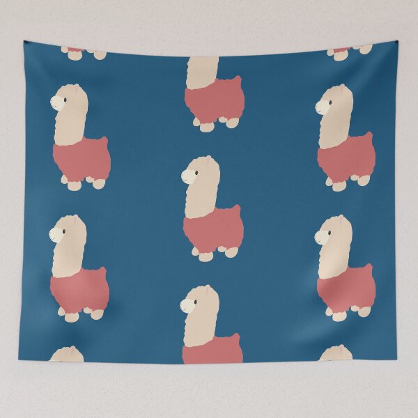 Item preview, Cute llama with red sweater designed and sold by Bella510.