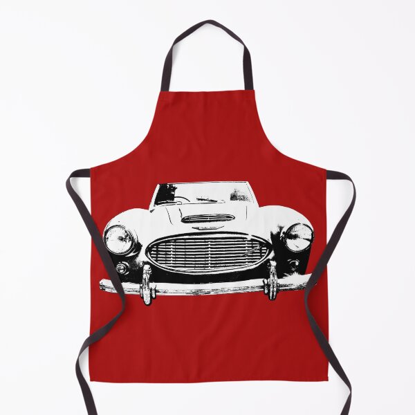 Item preview, Austin Healey 3000 1960s British classic car monoblock black and white designed and sold by soitwouldseem.