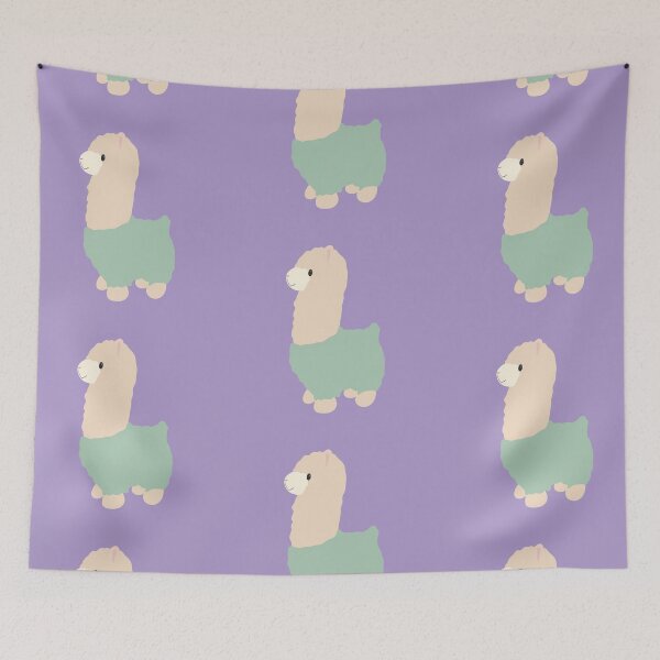 Item preview, Cute llama with green sweater designed and sold by Bella510.