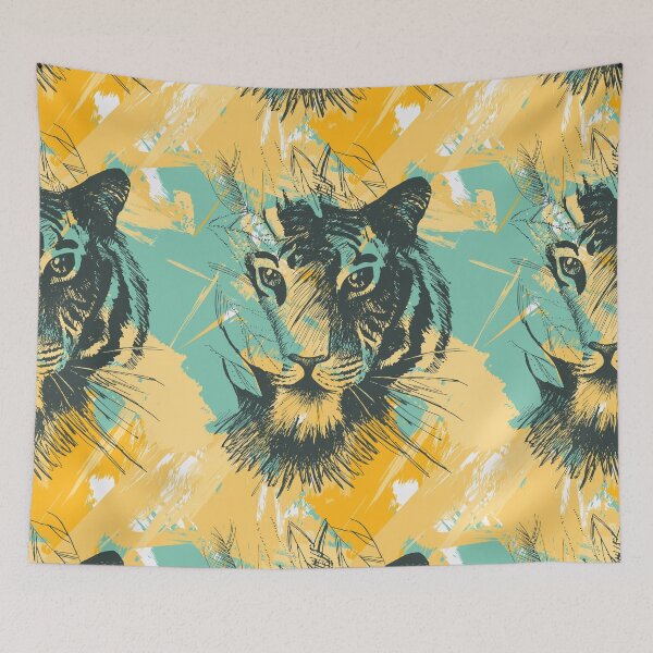 Item preview, tiger portrait designed and sold by Hartics.