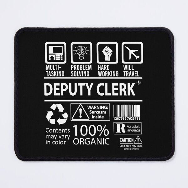 Item preview, Deputy Clerk T Shirt - MultiTasking Certified Job Gift Item Tee designed and sold by oslandefren.