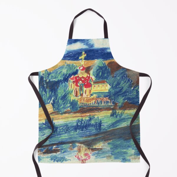 Item preview, Russian church by the river designed and sold by galina-art.