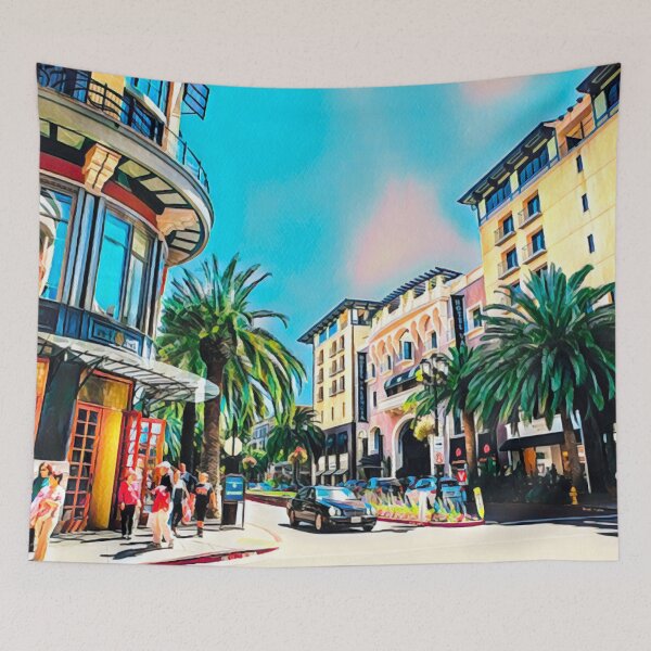 Item preview, San Jose Streets, California designed and sold by Sofia-Draws.
