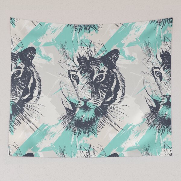 Item preview, tiger portrait designed and sold by Hartics.
