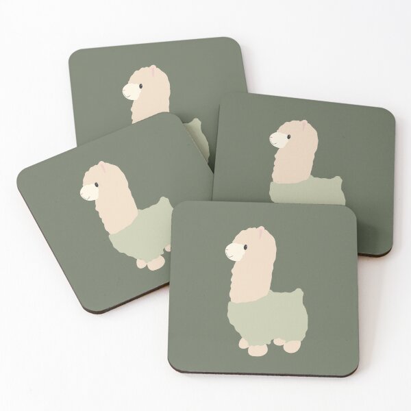 Item preview, Cute llama with matcha green sweater designed and sold by Bella510.