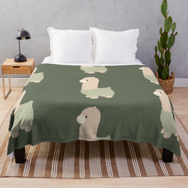Item preview, Cute llama with matcha green sweater designed and sold by Bella510.