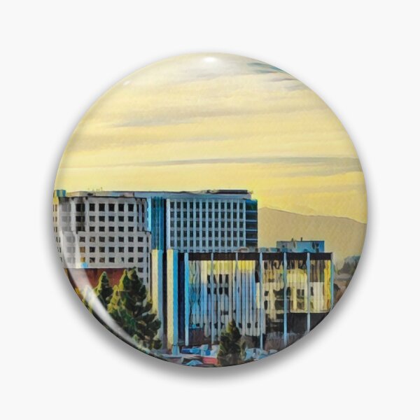 Item preview, San Jose Skyline, California designed and sold by Sofia-Draws.
