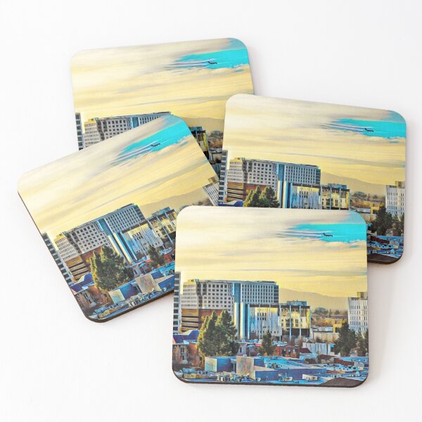 Item preview, San Jose Skyline, California designed and sold by Sofia-Draws.