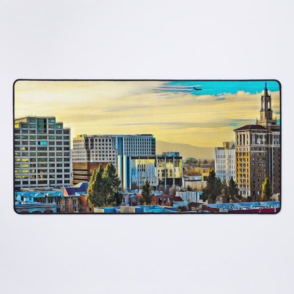 Item preview, San Jose Skyline, California designed and sold by Sofia-Draws.