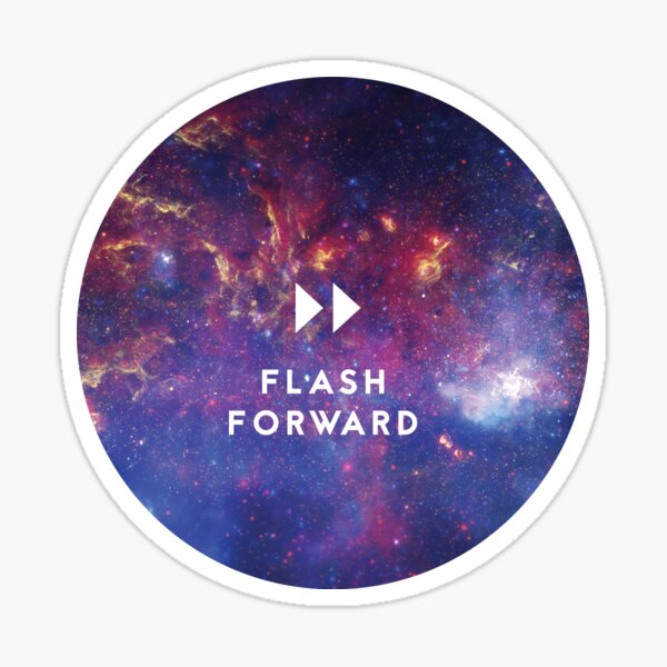 Flash Forward Logo Sticker