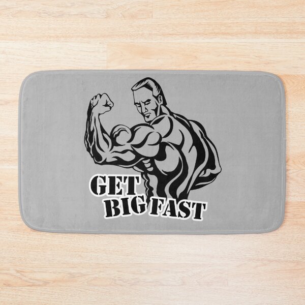 Item preview, motivational fitness print with bodybuilder, grunge vintage design  designed and sold by amid999.