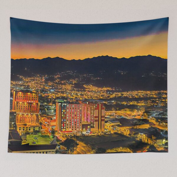 Item preview, San Jose at Night, California designed and sold by Sofia-Draws.