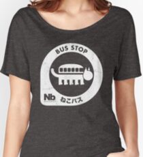 Neko Bus Stop Women's Relaxed Fit T-Shirt