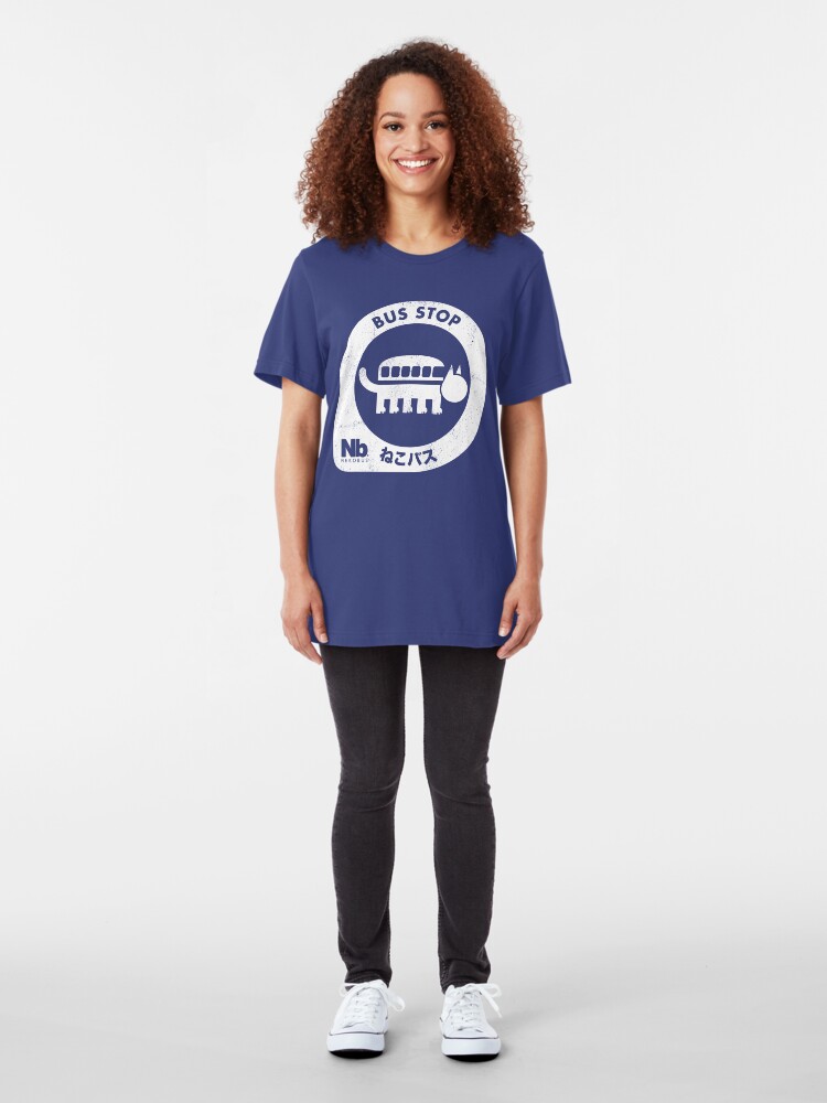 Alternate view of Neko Bus Stop Slim Fit T-Shirt