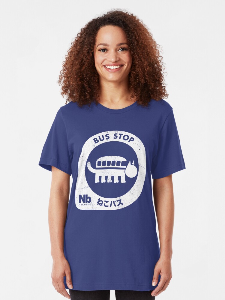 Alternate view of Neko Bus Stop Slim Fit T-Shirt