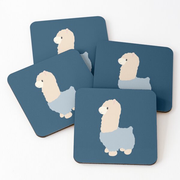 Item preview, Cute llama with blue sweater designed and sold by Bella510.