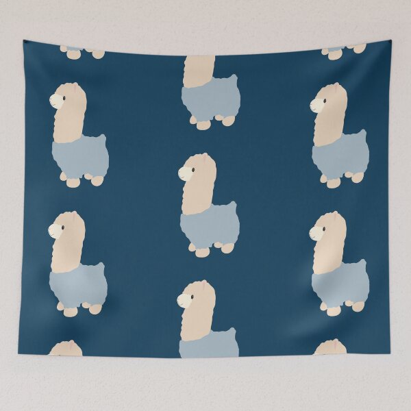 Item preview, Cute llama with blue sweater designed and sold by Bella510.