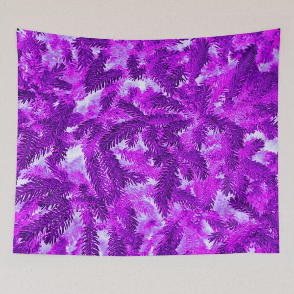 Item preview, Floral Winter Motifs with Branches of the  Ornamental Lilac Spruce Tree designed and sold by IraNiva.