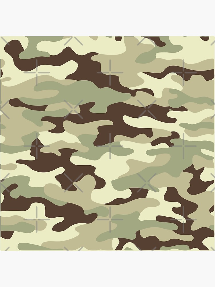 Camouflage (Camo) Print Traditional Army Military | Photographic Print