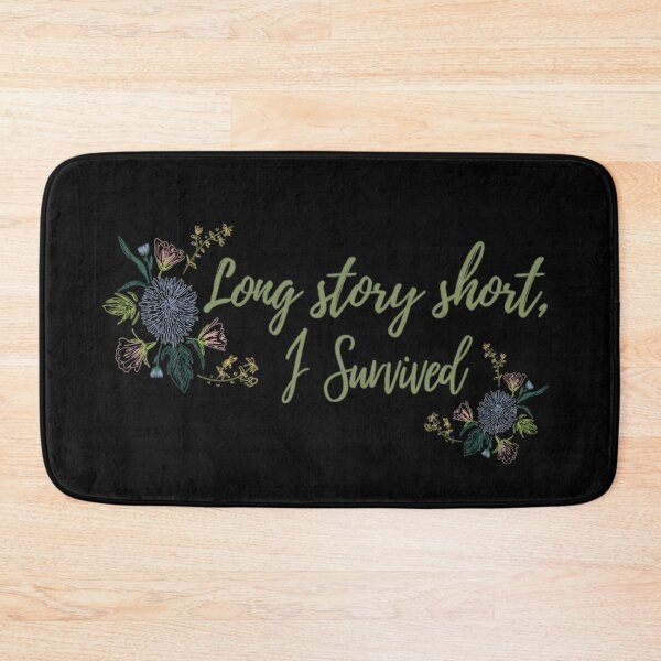 Item preview, Long story short, I survived Taylor Swift Evermore Lyrics designed and sold by Simi2020.