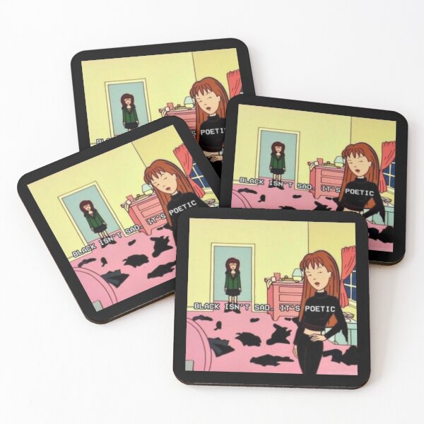 Item preview, Black isn't sad, it's poetic. Daria designed and sold by Jennifer Adair.