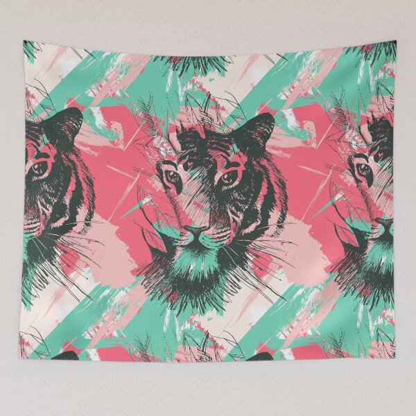 Item preview, tiger portrait designed and sold by Hartics.