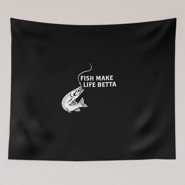 Item preview, Fish Make Life Betta - Fish Make Life Better designed and sold by ArteSilenziosa.