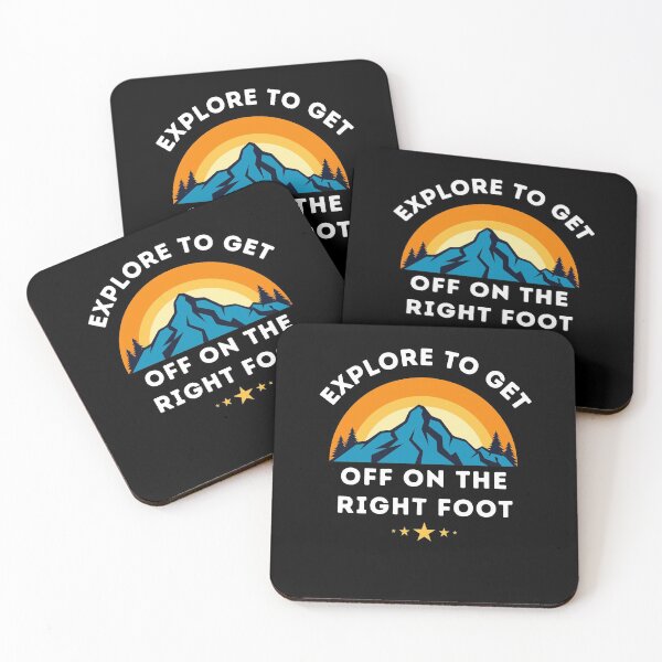 Item preview, Explore To Get Off On The Right Foot Cute Funny And Motivational Quotes -  How To Get Off On The Right Foot designed and sold by lodarohit.
