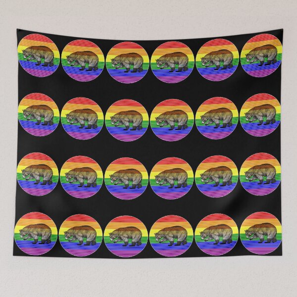 Item preview, Gay Rainbow Bear Graphic designed and sold by LthrDaddyBear.