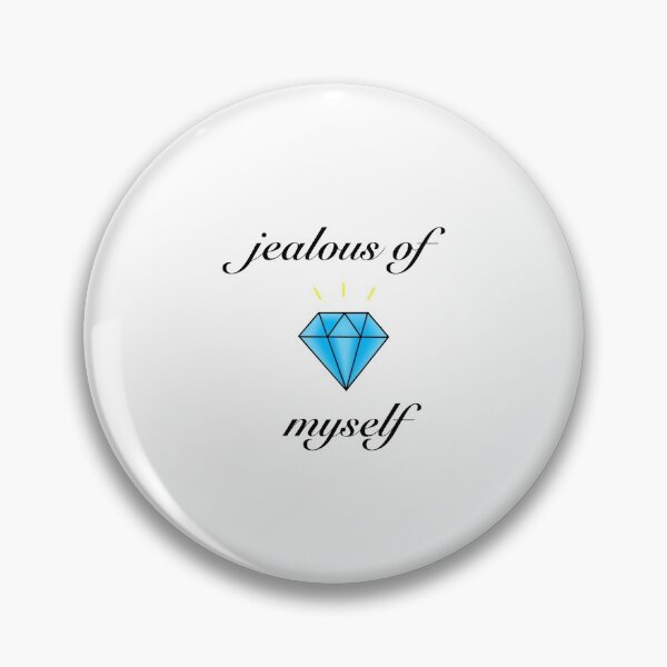 Item preview, Jealous of Myself | Cute Relatable Quote | Black Cursive designed and sold by tomefromme.