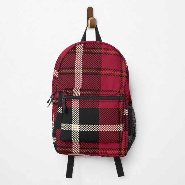 Artikelvorschau, Dunkelroter Tartan entworfen und verkauft von helloshirt.