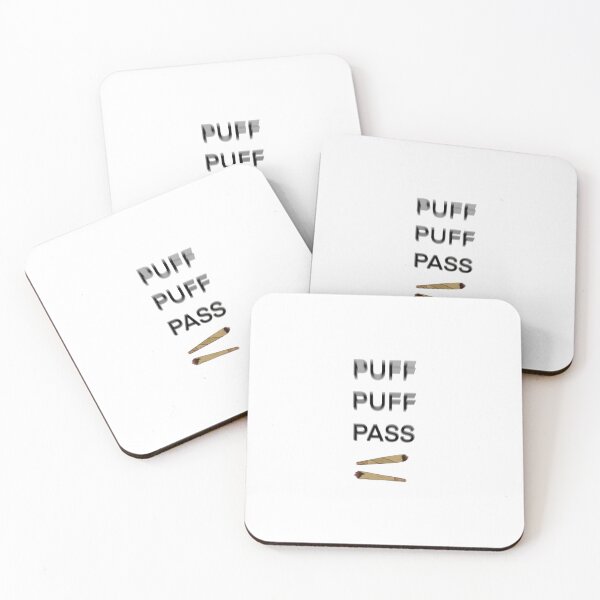 Item preview, Puff Puff Pass | Funny Quote | Blurred Text designed and sold by tomefromme.