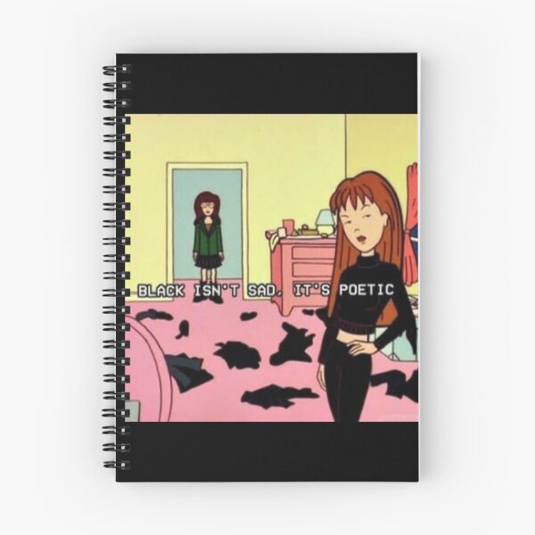 Item preview, Black isn't sad, it's poetic. Daria designed and sold by Jennifer Adair.