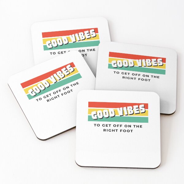 Item preview, Good Vibes To Get Off On The Right Foot Cute Funny And Motivational Quotes -  How To Get Off On The Right Foot designed and sold by lodarohit.