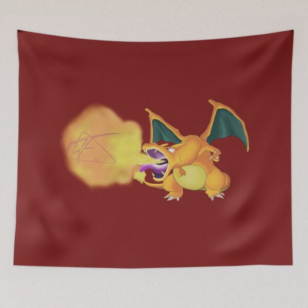 Item preview, The Flaming Holographic Dragon designed and sold by FreemanDesignStudio.