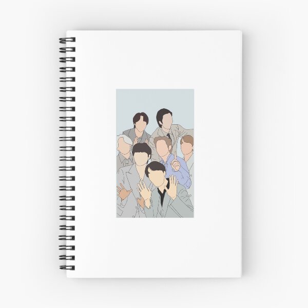 Item preview, BTS Line Art sticker designed and sold by HimaHimaa.