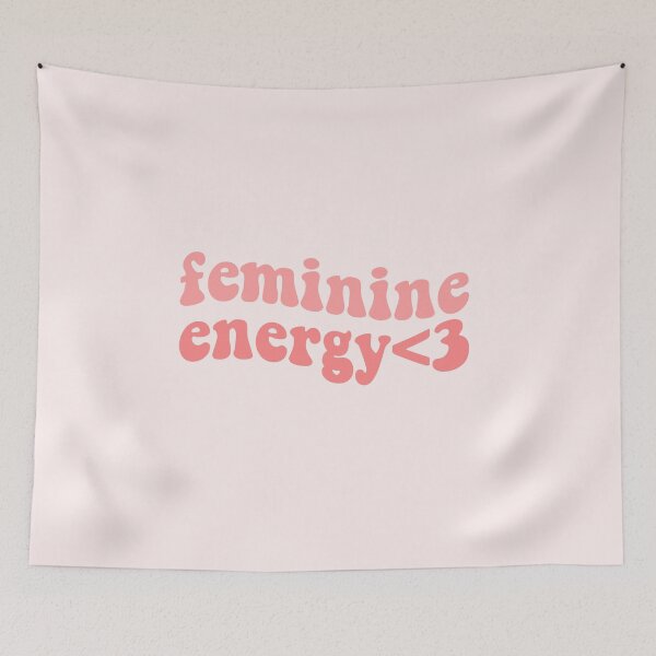 Item preview, feminine energy pink cute heart tiktok designed and sold by emcazalet.