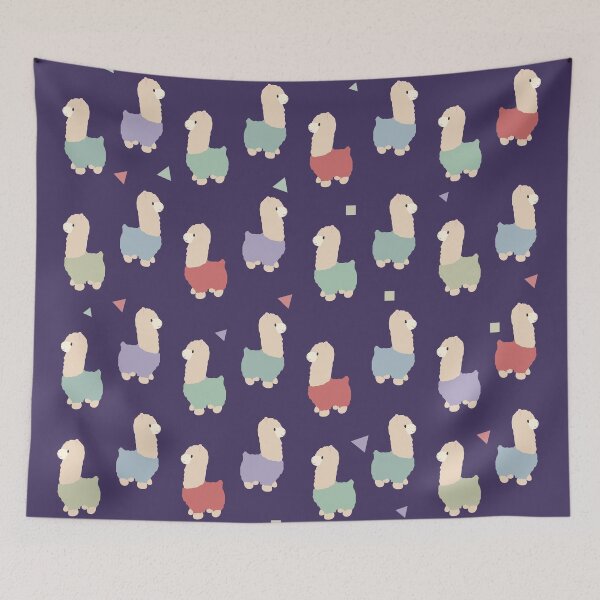 Item preview, Cute llama with sweater pattern  designed and sold by Bella510.