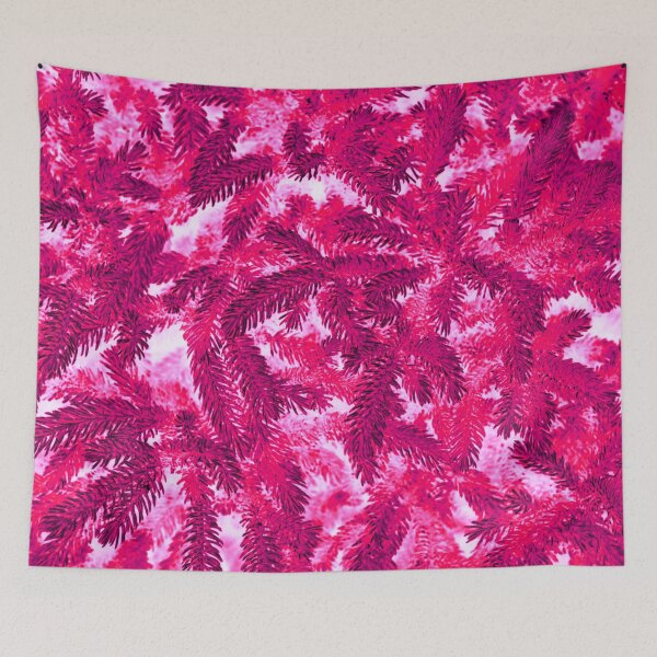 Item preview, Floral Winter Motifs with Branches of the  Ornamental Raspberry Purple Spruce Tree designed and sold by IraNiva.