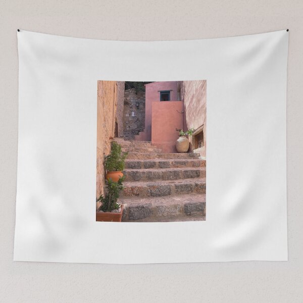 Item preview, Monembazia Greece Village Steps designed and sold by CaptainNook.