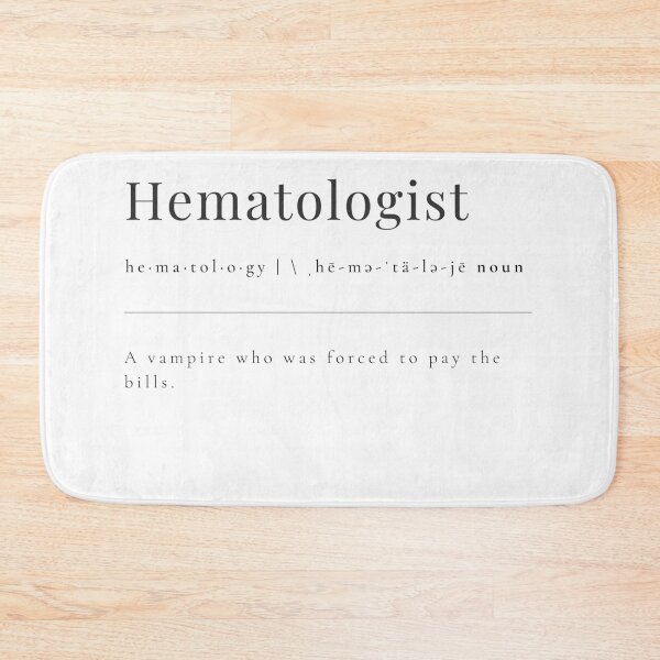Item preview, Hematologist - a VAMPIRE who was forced to pay the bills designed and sold by rgsblo.
