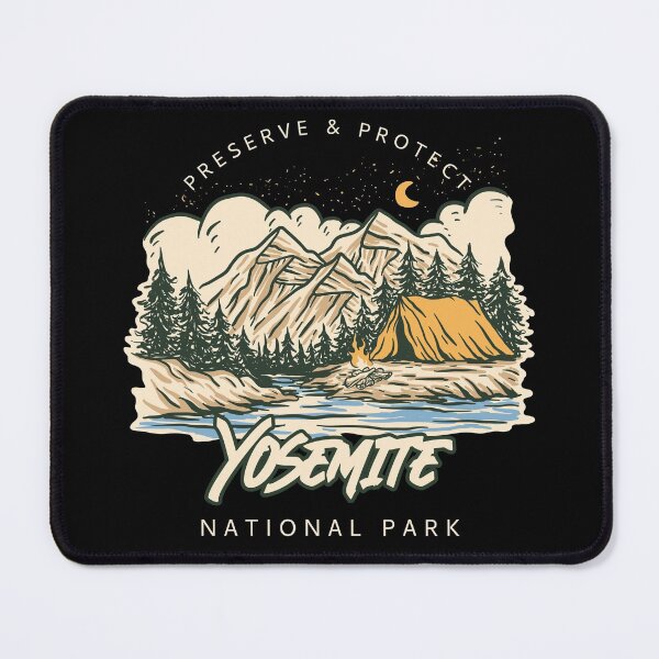 Item preview, Yosemite California National Park - Sepia Tone Illustration designed and sold by Rad-State.