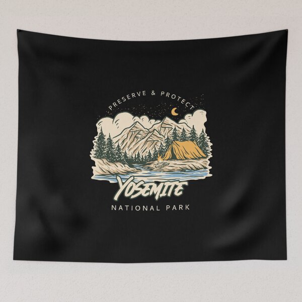 Item preview, Yosemite California National Park - Sepia Tone Illustration designed and sold by Rad-State.