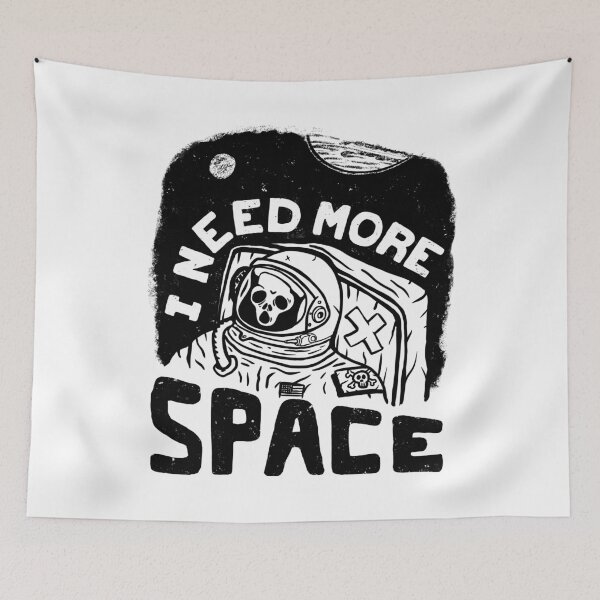 Item preview, I need more space black and white designed and sold by jeroo.