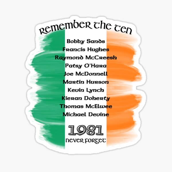 Item preview, 1981 Hunger Strikes Anniversary  designed and sold by Urban-Celt.