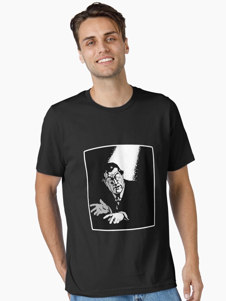 Thumbnail 1 of 7, Essential T-Shirt, In the Limelight - Vintage Man in Light Poster Design designed and sold by mike-gray.