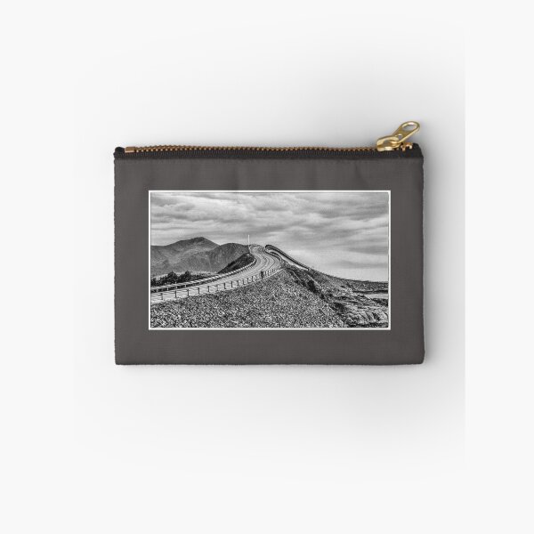Item preview, Walker on the Atlantic Ocean Road BW designed and sold by Lyl Dil Creations.