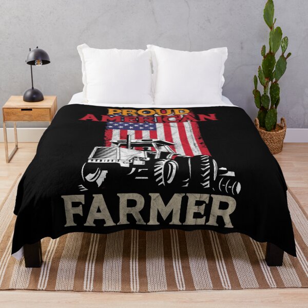 Item preview, Proud American Farmer USA Flag Patriotic Farming designed and sold by Dressed For Duty.