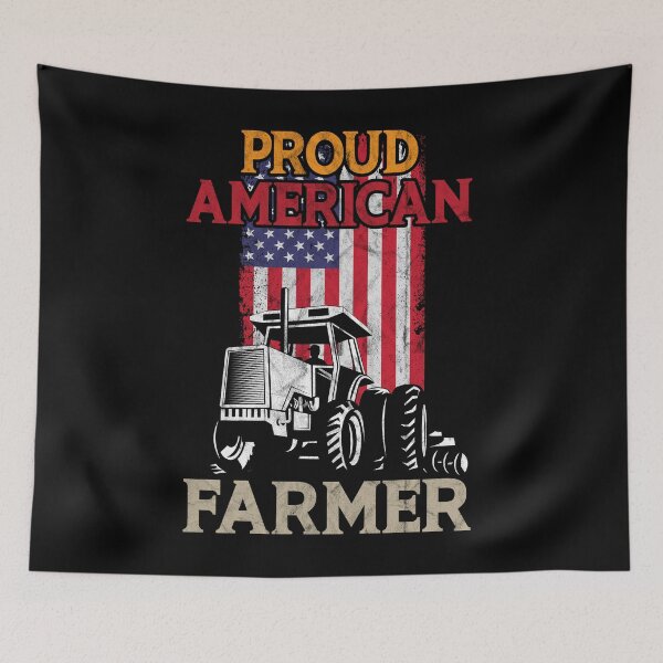 Item preview, Proud American Farmer USA Flag Patriotic Farming designed and sold by Dressed For  Duty.